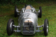 Engineer builds scale replica of famous Auto Union Type A 'Silver Arrow' German racing car, Diss, Norfolk, Britain - 23 Aug 2012