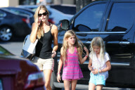 *EXCLUSIVE* Denise Richards takes Sam and Lola back to school shopping