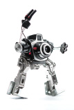 Mechanical sculptures from discarded items, Milan, Italy - 30 Aug 2012