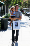 *EXCLUSIVE* Scott and Mason Disick shopping together in Calabasas
