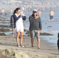 EXCLUSIVE Dustin Hoffman and wife on the beach