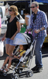 Jon Cryer and Family Visit A Farmers Market