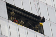 Prince Andrew abseils down the Shard building in aid of the Outward Bound Trust and the Royal Marines Charitable Trust Fund, London, Britan - 03 Sep 2012