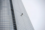 Prince Andrew abseils down the Shard building in aid of the Outward Bound Trust and the Royal Marines Charitable Trust Fund, London, Britan - 03 Sep 2012