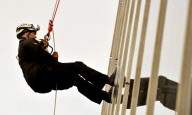 Prince Andrew abseils down the Shard building in aid of the Outward Bound Trust and the Royal Marines Charitable Trust Fund, London, Britan - 03 Sep 2012
