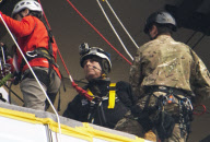 Prince Andrew abseils down the Shard building in aid of the Outward Bound Trust and the Royal Marines Charitable Trust Fund, London, Britan - 03 Sep 2012