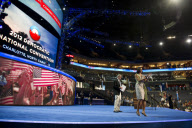 DNC 2012 ¿Äì First Lady Michelle Obama Walk Through