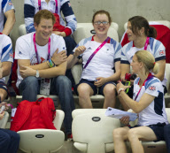 Prince Harry at London 2012 Paralympic Games