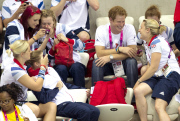 Prince Harry at London 2012 Paralympic Games