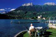 France, Haute-Savoie (74), Annecy lake,