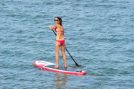 Bethenny Frankel Takes Her Paddle Board Out For A Ride