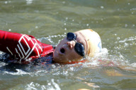 Princess Maxima of The Netherlands takes part in Amsterdam City Swim 