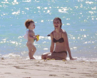 Natalie Portman Vacations With Benjamin And Alph In Turks And Caicos