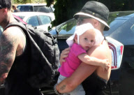Pink and hubby Carey Hart celebrate Labor Day by taking adorable daughter Willow to the Malibu Chili Cook-Off, Carnival & Fair.