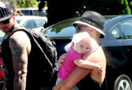 Pink and hubby Carey Hart celebrate Labor Day by taking adorable daughter Willow to the Malibu Chili Cook-Off, Carnival & Fair.