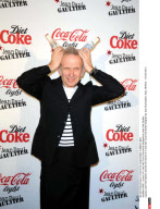 PARIS : Launch of a new Diet Coca-Cola bottle designed by Jean Paul Gaultier
