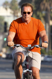 *EXCLUSIVE* Arnold Schwarzenegger starts his day with a Bike Ride