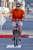 *EXCLUSIVE* Arnold Schwarzenegger starts his day with a Bike Ride