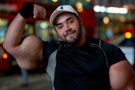 Moustafa Ismail mit Weltrekordmuskeln