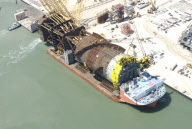 Australian Navy transport new battleship using one of the superships of Dockwise - Aug 2012