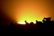Darvaza 'Gates Of Hell' gas crater in Karakum Desert, Turkmenistan - 21 Jul 2012