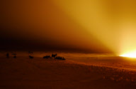 Darvaza 'Gates Of Hell' gas crater in Karakum Desert, Turkmenistan - 21 Jul 2012