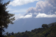 Eruption des Vulkans Fuego in Guatemala 