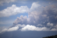Eruption des Vulkans Fuego in Guatemala 