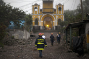 Eruption des Vulkans Fuego in Guatemala 