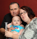 Clair und Kenneth Walker mit Sohn Brayden