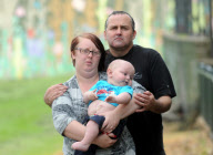 Clair und Kenneth Walker mit Sohn Brayden
