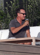 Semi-Exclusive... Tom Hanks Enjoys A Cool One