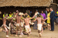 Prince William and Catherine Duchess of Cambridge on Diamond Jubilee Tour, Solomon Islands - 17 Sep 2012