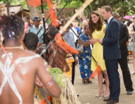 Prince William and Catherine Duchess of Cambridge on Diamond Jubilee Tour, Solomon Islands - 17 Sep 2012
