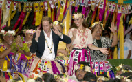 Prince William and Catherine Duchess of Cambridge on Diamond Jubilee Tour, Tuvalu - 18 Sep 2012
