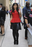 Nelly Furtado Looks Gorgeous In Her Peplum And Leather Ensemble