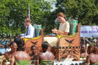 Prince William and Catherine Duchess of Cambridge on Diamond Jubilee Tour, Solomon Islands - 18 Sep 2012