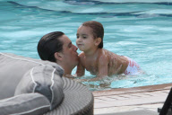 Scott Disick And His Son Mason Have Fun In The Pool