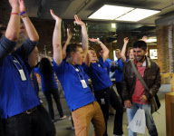 The new iPhone 5 from Apple went on sale today at London's Covent Garden store.