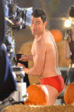 *EXCLUSIVE* Max Greenfield almost bares it all on the set of New Girl