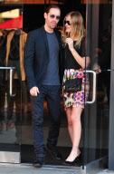 Michael Polish And Kate Bosworth Shopping In New York