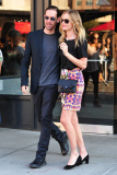 Michael Polish And Kate Bosworth Shopping In New York