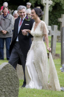 The wedding of Thierry Kelaart and Patrick Heathcoat-Amory, St Bartholomew's Church, Nettlebed, Oxfordshire, Britain - 29 Sep 2012
