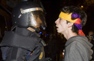Demonstration in Madrid