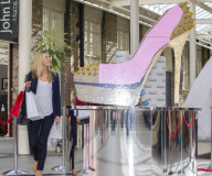 World's largest LEGO shoe unveiled at McArthurGlen's Swindon Designer Outlet, Wiltshire, Britain - 26 Sep 2012