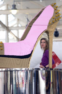 World's largest LEGO shoe unveiled at McArthurGlen's Swindon Designer Outlet, Wiltshire, Britain - 29 Sep 2012