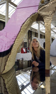 World's largest LEGO shoe unveiled at McArthurGlen's Swindon Designer Outlet, Wiltshire, Britain - 29 Sep 2012