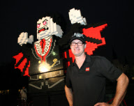 LA: WORLD'S LARGEST LEGO VAMPIRE