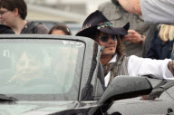 Johnny Depp makes a surprise visit to the Comanche Nation Fair in Lawton, OK