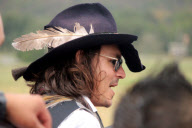 Johnny Depp makes a surprise visit to the Comanche Nation Fair in Lawton, OK